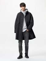 UNIQLO - ветрозащитное пальто унисекс свободного силуэта