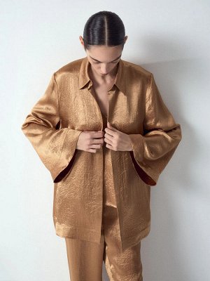 Рубашка из ацетата, B3092/timly