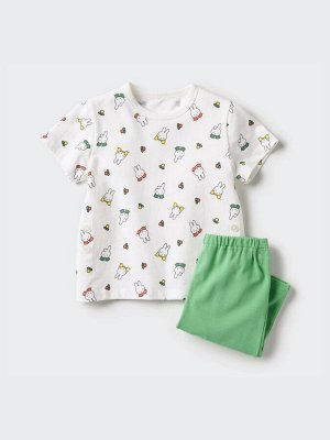 UNIQLO - пижама Миффи для малышей - 53 GREEN