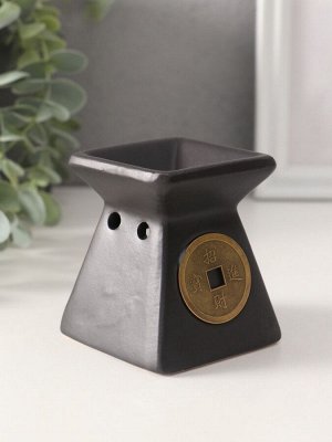 Аромалампа керамика "Монета" МИКС  8х7,5х7,5 см