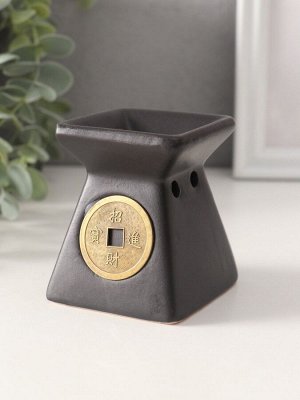 Аромалампа керамика "Монета" МИКС  8х7,5х7,5 см