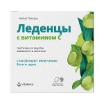 Карамель леденцовая с витамином С вкус эвкалипта с ментолом пастилки 3г 9шт
