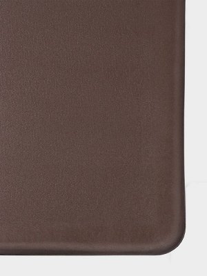 Коврик для дома из дутого ПВХ, 51x81x1.9 см, коричневый - чёрный