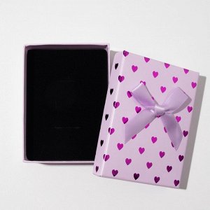 Коробочка подарочная под набор «Сердечки», 7x9 см, ( ± 0.5 см,), МИКС