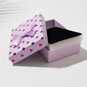 Коробочка подарочная под набор «Сердечки», 7x9 см, ( ± 0.5 см,), МИКС