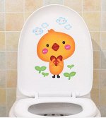 Наклейка на крышку унитаза