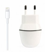 СЗУ Smartbuy NOVA MKIII, вых.ток 2.1А, 1USB + кабель 8pin для 5/5S/5C/6/6S/SE/7, белое (SBP-1005-8)/