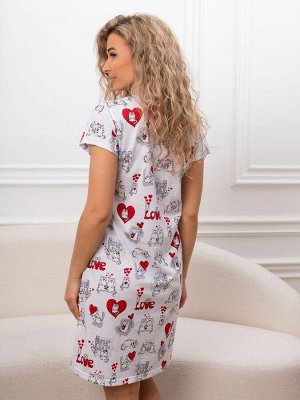 Сорочка ночная женская,мод. 450,трикотаж (Котики)
