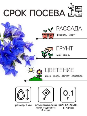 Семена цветов Лобелия "Император Вильям", 0,1 г