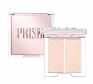 Clio Двойной хайлайтер для естественного сияния кожи лица Prism Highlighter Duo 01 Cream Fizz, 5,6 гр