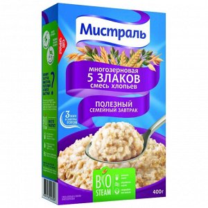 Хлопья Смесь 5 злаков 400г (МИСТРАЛЬ)