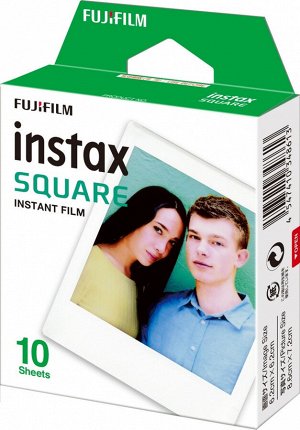 Картридж кассета FUJIFILM instax SQUARE 1шт (10 снимков) белая