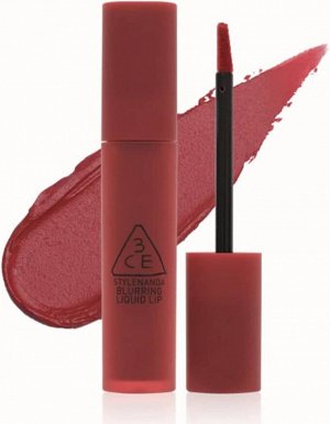 3CE Помада жидкая для губ земельно-розовый цвет Lip Blurring Liquid Bearberry, 5,5 гр