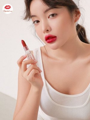 3CE Помада для губ матовая мягкая цвет красная роза Lipstick Soft Matte Holy Chic, 3,5 гр