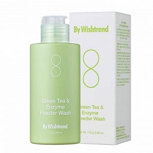 By Wishtrend Green Tea & Enzyme Powder Wash, 110g - Энзимная пудра с зелёным чаем