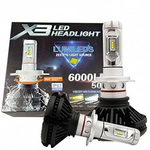 Автомобильные светодиодные лампы X3 Led headlight
