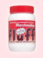 Кремовый зефир маршмеллоу с клубничным вкусом Fluff Strawberry 213 гр