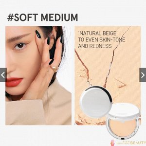 Пудра для лица с блюр-эффектом, натуральный бежевый, 9 гр /  3CE Makeup Fix Powder Soft Medium
