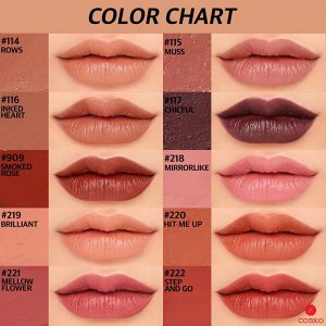 Помада для губ матовая, 3.5 гр /  3CE Matte Lip Mood Recipe Color 116 Inked Heart