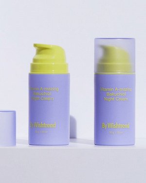 By Wishtrend Vitamin A-mazing Bakuchiol Night Cream, 30g - Ночной крем с ретинолом и бакучиолом