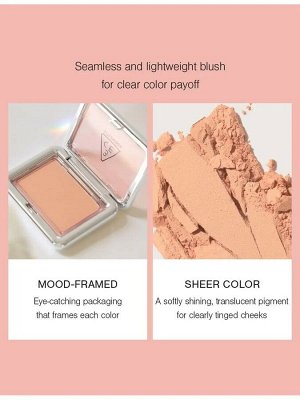 Румяна для лица, 4.5 гр / 3CE New Take Face Blusher The Motion
