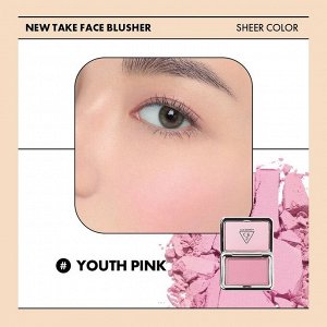 Румяна для лица, 4.5 гр / 3CE New Take Face Blusher Youth Pink