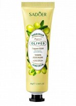 Крем для рук Sadoer Olives ОЛИВА. 30гр. Парфюмированный, содержит экстракт Оливы. Обеспечивают антиоксидантную защиту, питание, увлажненность, защищают от сухости.