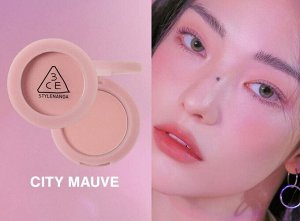 Румяна для лица, лиловый оттенок, 5.5 гр / 3CE Stylenanda Face Blush City Mauve