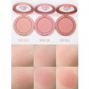 Румяна для лица, цвет нюдовый персик, 5.5 гр / 3CE Stylenanda Face Blush Mood Recipe Nude Peach