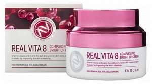 Enough. Крем для лица с витаминным комплексом,  Real Vita 8 Complex Pro Bright Up Cream, 50 мл