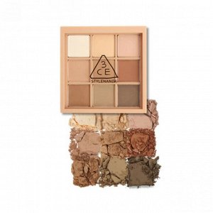 3CE Stylenanda Палетка теней для век многоцветная более гладкий Stylenanda Mood Recipe Multi Eye Color Palette Smoother, 8,1 гр