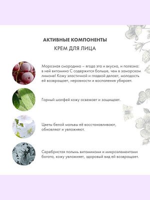 Подарочный набор косметики для лица Сибирская Травница Хрустальная Шкатулка гель-скраб для лица 50мл + крем для лица 50мл