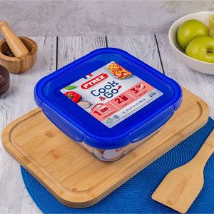 Блюдо для запекания и выпечки с крышкой COOK&GO 21х21см квадратное