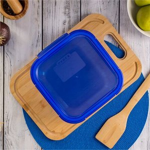 Блюдо для запекания и выпечки с крышкой COOK&GO 21х21см квадратное