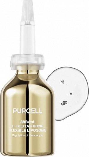 PURCELL Flexible Lipo G Face Serum - серум с высокой концентрацией чистого глутатиона для ровного тона кожи