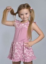 Платье детское &quot;КОКЕТКА&quot; (розовый №19)