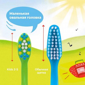 Зубная щётка Colgate Детская, от 2-5 лет, мягкая, в ассортименте