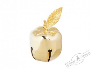 Яблоко-колокольчик золотое (металл) 6 см