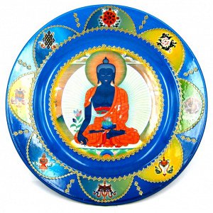 Тарелка декоративная Будда  20см керамика