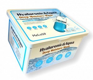 "MELOSO ТКАНЕВАЯ УВЛАЖНЯЮЩАЯ МАСКА с гиалуроновой кислотой MELOSO HYALURONIC&AQUA DEEP MOISTURE MASK "