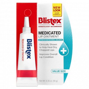Blistex, Лечебная мазь для губ, средство для защиты губ, 0,35 унции (10 г)