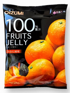 Желе “Oizumi” 100% порционное Конняку со вкусом мандарина 9шт, пак 144г,