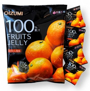 Желе “Oizumi” 100% порционное Конняку со вкусом мандарина 9шт, пак 144г,