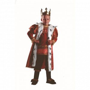 Карнавальный костюм «Король», (бархат и парча), размер 36, рост 146 см