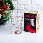 Стакан гранёный в подарочной упаковке &quot;С Новым Счастьем! За бой звенящий..&quot;