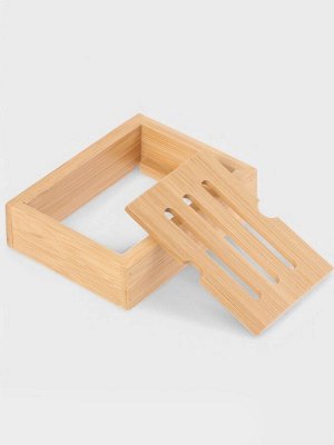 Набор аксессуаров для ванной SAVANNA BAMBOO, дозатор, стакан, мыльница