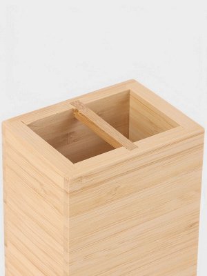 Набор аксессуаров для ванной SAVANNA BAMBOO, дозатор, стакан, мыльница