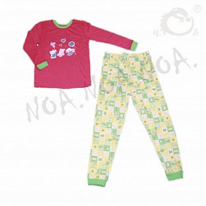 Пижама для девочек арт 10603-2