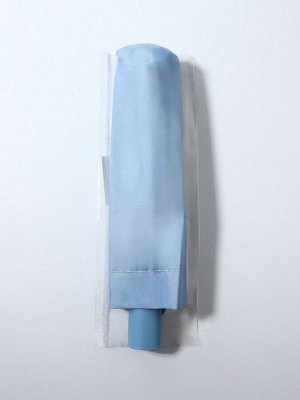 Зонт автоматический «Однотонный», 3 сложения, 8 спиц, R=46/56 см, D = 92 см, МИКС