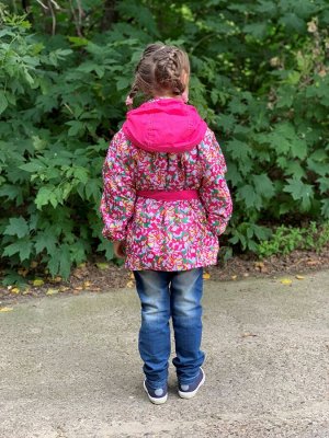 Куртка для девочек на флисе